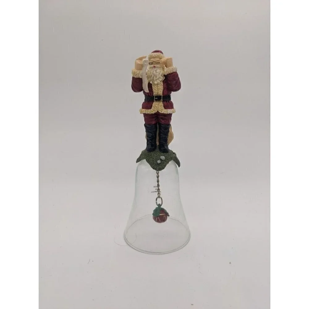 Christmas Thru The Ages Novelina Modern Santa Bell Style CTA406 Vintage